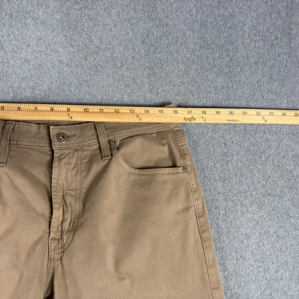 AG Adriano Goldschmied Pants Mens 32x32 Everett Slim Straight Khaki Italy